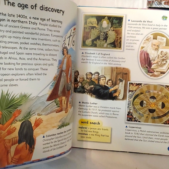 : Lot of 2 kids world educational books the mays & explore and learn people - Picture 6 of 7